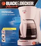 Black & Decker DCM2500W SmartBrew 12-Cup Coffeemaker, White Black & Decker DCM2500W SmartBrew 12-Cup Coffeemaker, White