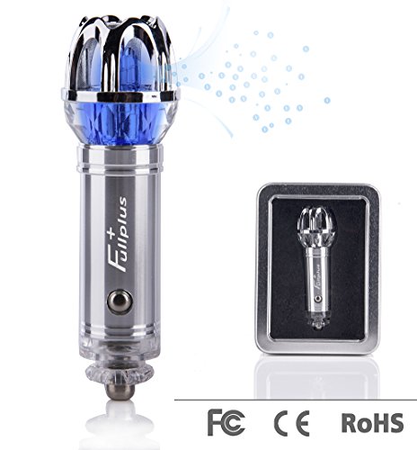 FullPlus Mini Car Air Purifier, Car Air Freshener and Ionic Air Purifier. Air cleaner.High Amounts of Negative Ions 4,800,000. Remove Dust, Pollen, Smoke and Bad Odors