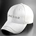 Jaguar White Mesh Cap
