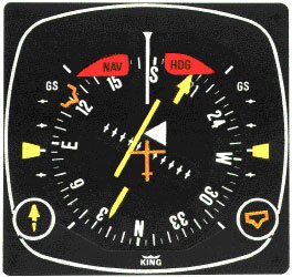 gps, Bendix/King KI-525A-01 HSI Indicator