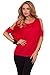 Hot from Hollywood Women's Scooped Bare-Shoulder Dolman Sleeve Tunic Top
