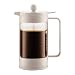 Bodum Bean 8-Cup French Press Coffee Maker, Off White