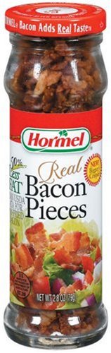 Hormel Real Bacon Pieces, 2.8-Ounce Glass Jars (Pack of 12) by Hormel