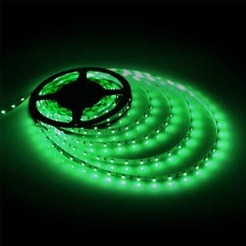 MStar LED Light Bar 300-LED Waterproof Flash LED Strip 5M SMD 3528- Green