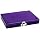 Heathrow Scientific HD15988H Polycarbonate Purple Durable True North Slide Box, 208mm Width x 175mm Height x 34mm Depth