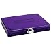 Heathrow Scientific HD15988H Polycarbonate Purple Durable True North Slide Box, 208mm Width x 175mm Height x 34mm Depth