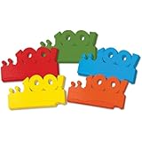 Chenille Kraft 100 Days Paper Crowns, 5 Colors, 25-Piece