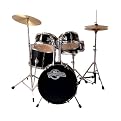 Worldtour Complete 5-pc Junior Drumset - Gloss Black (JR5 GBK)