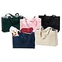 Double Pocket Canvas Tote