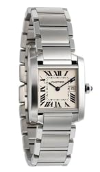 Cartier Midsize W51011Q3 Tank Francaise Stainless Steel Watch