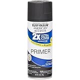 Rust Oleum 280713 American Accents Ultra Cover 2X Spray Paint, Black Primer, 12-Ounce
