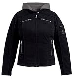 Harley-Davidson® Women’s Skull 3-in-1 Cotton Jacket. Cotton Herringbone. Removable, hooded cotton-poly vest. Embroidery. 98433-10VW