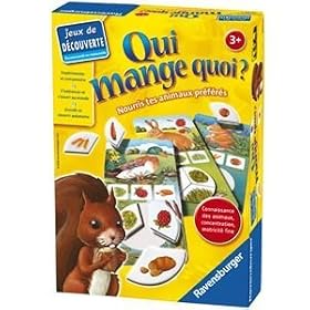 Ravensburger - 24255 - Jeu Educatif  - Qui mange quoi ?