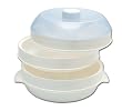 Joyce Chen 26-0055 3 Tier 9-Inch Microwave Steamer