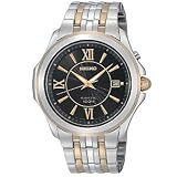 Seiko #SKA438 Men's Two Tone Kinetic Dress Watch