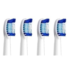 Braun Oral-B SR32-4 Pulsonic Replacement Rechargeable Toothbrush Heads 4-Pack