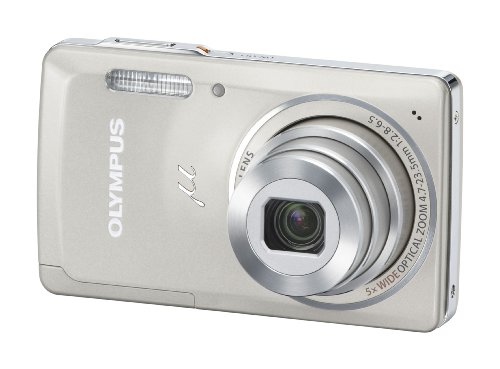 OLYMPUS デジタルカメラ μ-5010 チタニウムシルバー (広角  薄型 光学5倍ズーム ハイビジョンムービー) μ-5010 SLV