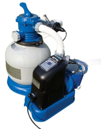 Intex 1600 GPH Krystal Clear Sand Filter & Saltwater System Intex 1600 GPH Krystal Clear Sand Filter & Saltwater System