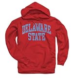 Delaware State Hornets Red Arch Hooded Sweatshirt