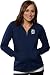 Detroit Tigers Women's Navy Signature Full-Zip Hooded Sweatshirt