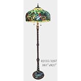 Classical Lamps' Dragonfly Tiffany Floor Lamp