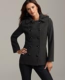 Style&co. Petite Pea Coat, Hooded