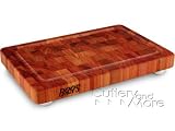 John Boos & Co. Boos Blocks Cherry Wood End Grain Cutting Board 18x12-in.