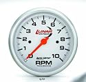 Auto Meter | 4297 3 3/8" Lunar Series - Tachometer - Electric - In-Dash - 10,000 RPM
