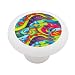 Funky Music Decorative High Gloss Ceramic Drawer Knob