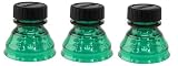 Three (3) Green - Snap Capps - Reclosable Can Tops (Turns Almost Any Can into a Bottle!) Save Money Buy Cans over Bottles! Snap Capp - NO MORE Flat Drinks