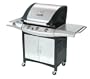 Char-Broil 44200 Terrace Series 40,000-BTU Stainless-Steel Grill with Side Burner