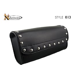 Waterproof arrhythmia Chrome Studded Motorcycle Windshield Bag