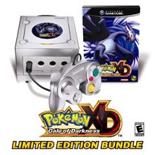 Gamecube Platinum Console (Includes Pokemon XD Gale of Darkness) Bundle by Nintendo