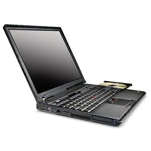 IBM ThinkPad T42 35,6 cm (14 Zoll) XGA Notebook (Intel 1.7GHz, 512MB RAM, 40GB HDD, DVD/CD-RW)