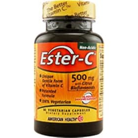 Ester C 500mg w/Citrus Bioflavanoids 60 VegiCaps
