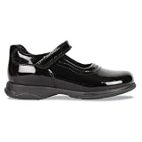 Hush Puppies Thea 2 Girls Black Patent School Shoe