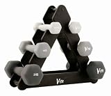 V-Fit GE8 Dumbbell Tree Set