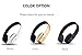Bluetooth Headphones, MARSEE Bluetooth 4.1 High Fidelity Wireless Over-Ear Headphones for Smart Phones & Tablets(White)