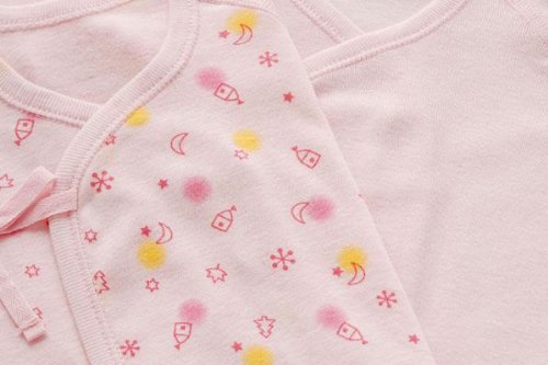 ニシキ P6014 新生児肌着3点セット【粉红色】