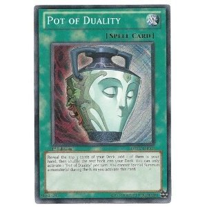 Yu-Gi-Oh Duelist Revolution DREV-EN062 Pot of Duality 1st Edition Secret Rare