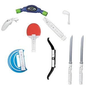 7 in 1 Wii Sports Resort Motion Plus Complete Accessories Bundle - Archery, Water Sports,... 