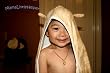 Bamboo Baby Hooded Bath Towel Organic with Cute Little Horns