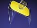 Dycem Rectangular Table Mat - Yellow - 15