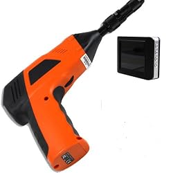 Wireless Waterproof Snake Plumbing Sewer Inspection Recording Camera with 3.5" TFT-LCD Monitor - Borescope Endoscope (9mm LED Lens 2.0 Meter Tube)