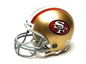 San Francisco 49ers Miniature Replica NFL Throwback Helmet w/Z2B Mask by Riddell