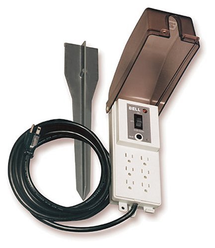 Hubbell All-Weather 6-Outlet Outdoor Strip with 10-Foot Cord and Photocell Switch #FB3009 Hubbell All-Weather 6-Outlet Outdoor Strip with 10-Foot Cord and Photocell Switch #FB3009