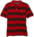 Nautica Sportswear Kids Boys 8-20 Stripe Pattern Polo