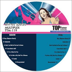 Britney Spears Top Tunes M Series Karaoke Multiplex CDG TTM-119