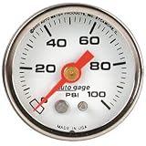 Auto Meter 2177 Autogage Mechanical Fuel Pressure Gauge by Auto Meter