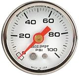 Auto Meter 2177 Autogage Mechanical Fuel Pressure Gauge